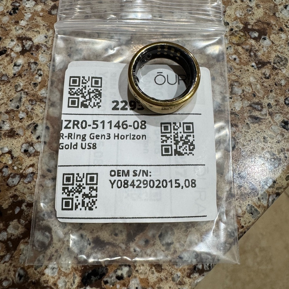 Oura Ring Gen 3 size 8